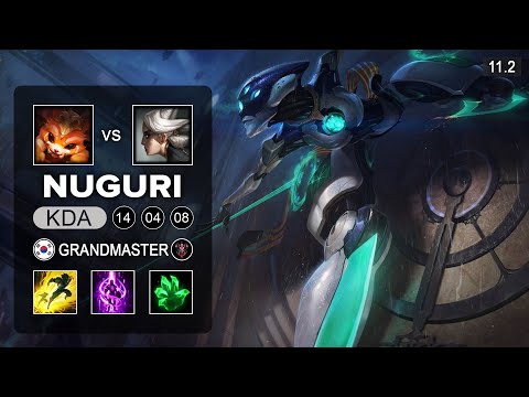 Nuguri Camille Top  vs Gnar - KR Grandmaster Patch 11.2