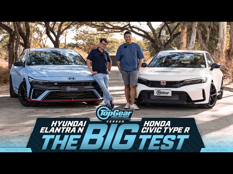 Honda Civic Type R vs Hyundai Elantra N: Practical performance car Big Test | Top Gear Philippines