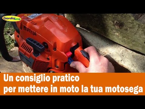 Having trouble starting your chainsaw? Here's some practical advice.