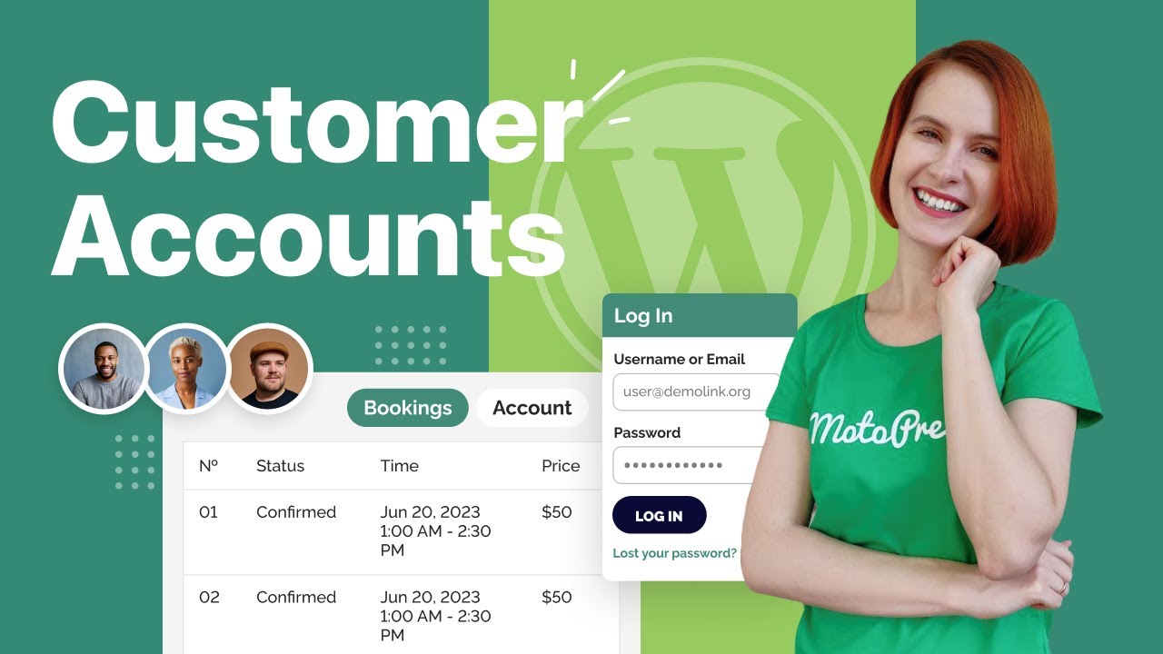 Client Accounts in Appointment Booking Plugin. How can Customers Sign-in as a Returning Consumers?