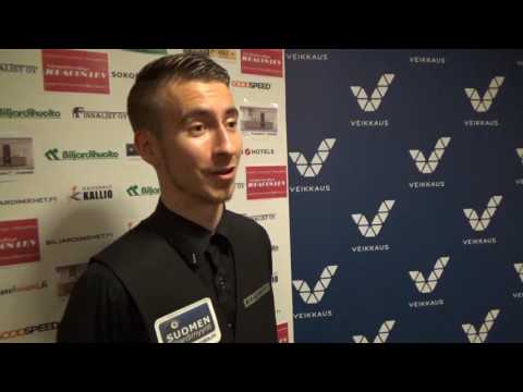 Kim Laaksonen Pool Miehet Semifinaali SM 2017
