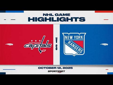 NHL Highlights | Capitals vs. Rangers - October 12, 2025