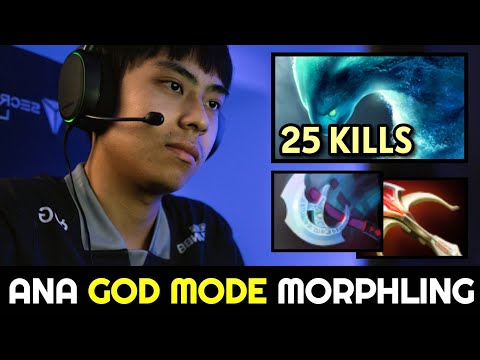 ANA God Mode MORPHLING with 25 Kills Right Click Build Dota 2