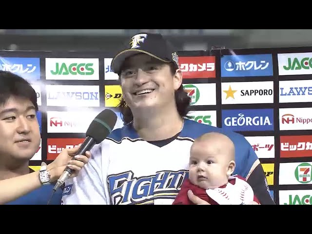 ファイターズ・メンドーサ投手ヒーローインタビュー 2015/9/1 F-M