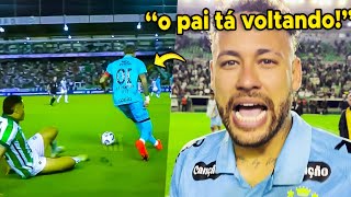 🤣SÓ UM JOELHO E HUMILHANDO GERAL!!! NEYMAR ANOTA HAT-TRICK DECIDE O FUTURO DO SANTOS E GANHA MORAL