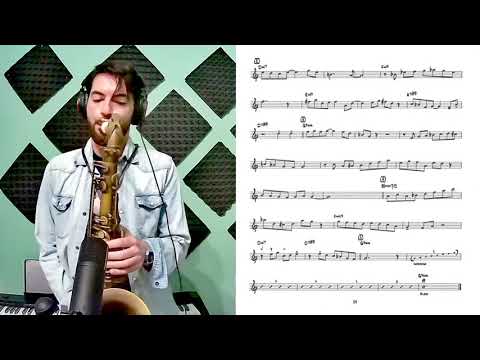 Tutorial linguaggio sax jazz - Plays Bob Mintzer (13) - Paul's Blues