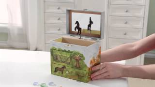 Horse Ranch Musical Treasure Box by Enchantmints, from Reeves International
