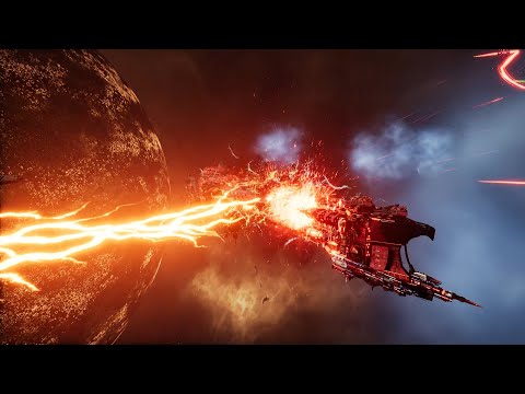 Skalgrim Mod 2021: Nyadra'zathas - Necrons vs Chaos - Battlefleet Gothic Armada 2