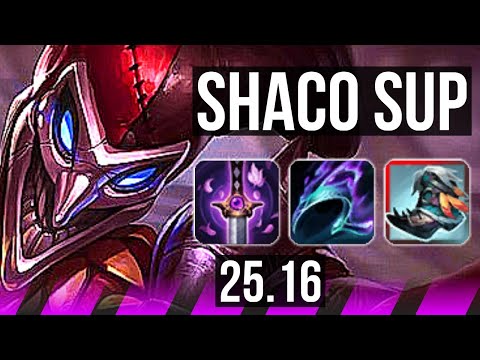 SHACO & Ezreal vs SENNA & Lucian (SUP) | KR Master | 25.16