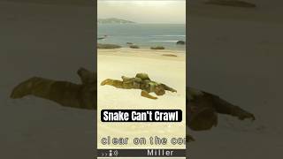 The One Metal Gear Game Where Snake Forgot How to Crawl #metalgear  #gaming