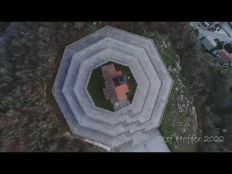 Yugoslavia from above, sped up version of the original.