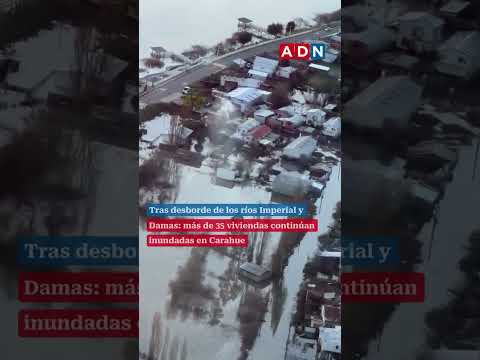 Tras desborde de los ríos Imperial y Damas: más de 35 viviendas continúan inundadas en Carahue