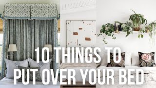 What to Put Over Your Bed to Make It Feel Cozy | Bedroom decorating ideas 2022