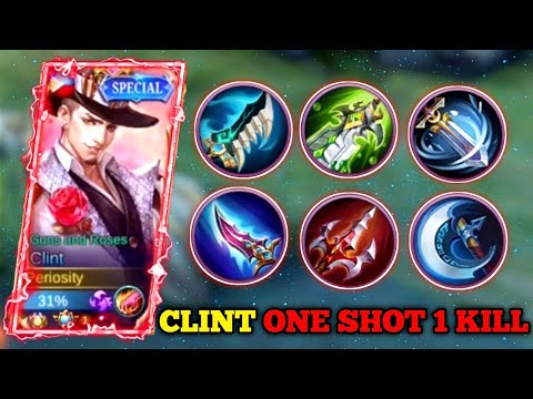 CLINT ONE SHOT ONE KILL BUILD | MLBB