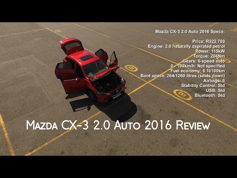 Mazda CX-3 2.0 Auto 2016 Review