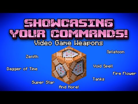 Video Game Weapons - Command Block Challenge!