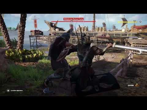 Let's Play Assassin's Creed Origins part 104 Roman Camps Everywhere