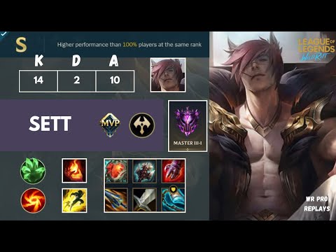 Sett Baron/Top vs Ornn - [NA] Master - Patch 6.2 [Wild Rift]