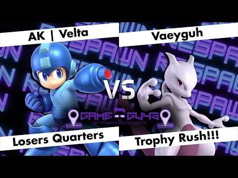 AK | Velta (Mega Man) vs Vaeyguh (Mewtwo) - LQF - Trophy Rush!!!