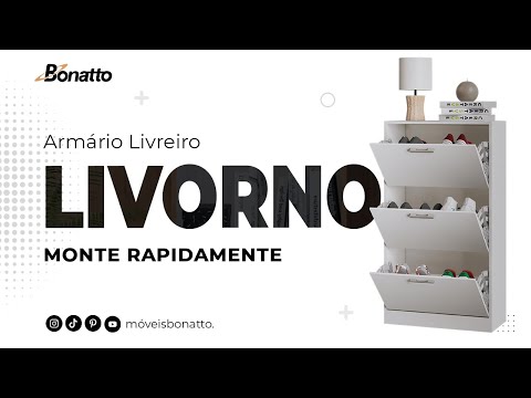 How to assemble the Livorno shoe rack - Bonatto Furniture