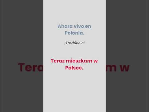 Pon a prueba qué tanto sabes del idioma 🇵🇱🤗 #polishlanguage #aprendepolaco #polonia #idiomas