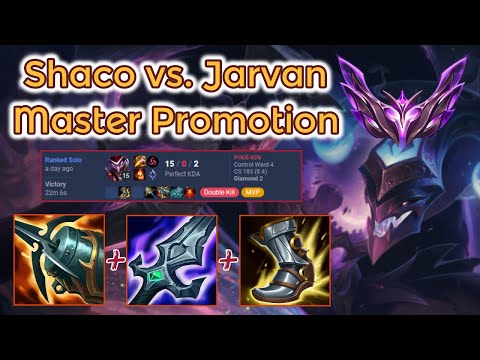 The Perfect Game for Master Promotion - S13 [League of Legends] Full Gameplay - Infernal Shaco