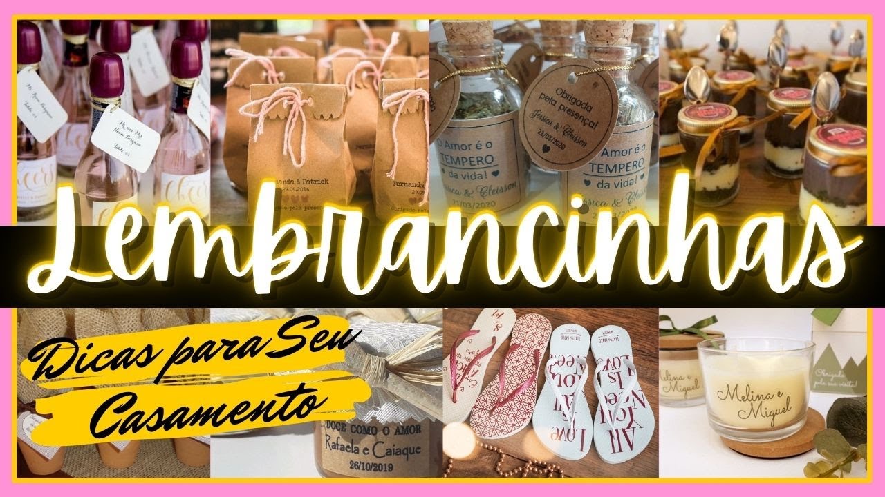 LEMBRANCINHAS DE CASAMENTO: Dicas de Lembrancinhas para Casamento | Melhores Ideias de Lembrancinha!