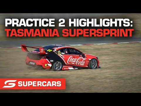 SUPERCARS 2022 タスマニアSuperSprint FP2ハイライト動画
