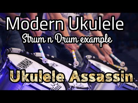 Ukulele Assassin STRUM N DRUM for FUN @ukuleleassassin #ukulele modern ukulele techniques