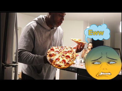 The ABSOLUTE Nastiest pizza 🍕 in the world || ItsKJ
