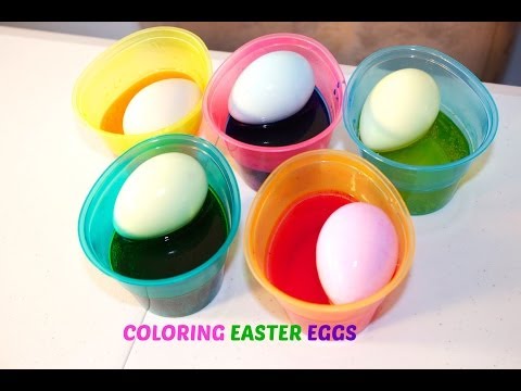 Coloring Easter Eggs with Sofia the First and Hello Kitty Stickers| B2cutecupcakes Video