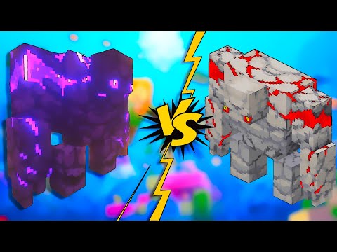 Ender Golem VS Redstone Golem ||  [Minecraft Mob Battle]