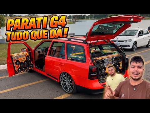 Conheça a Parati Laranja do NetoCar! Um projeto absurdo de som automotivo 🔊