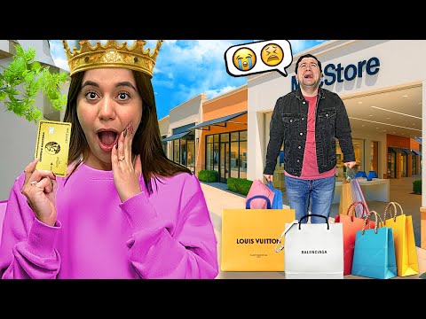I gave my girlfriend my credit card for 24 hours!! 😭