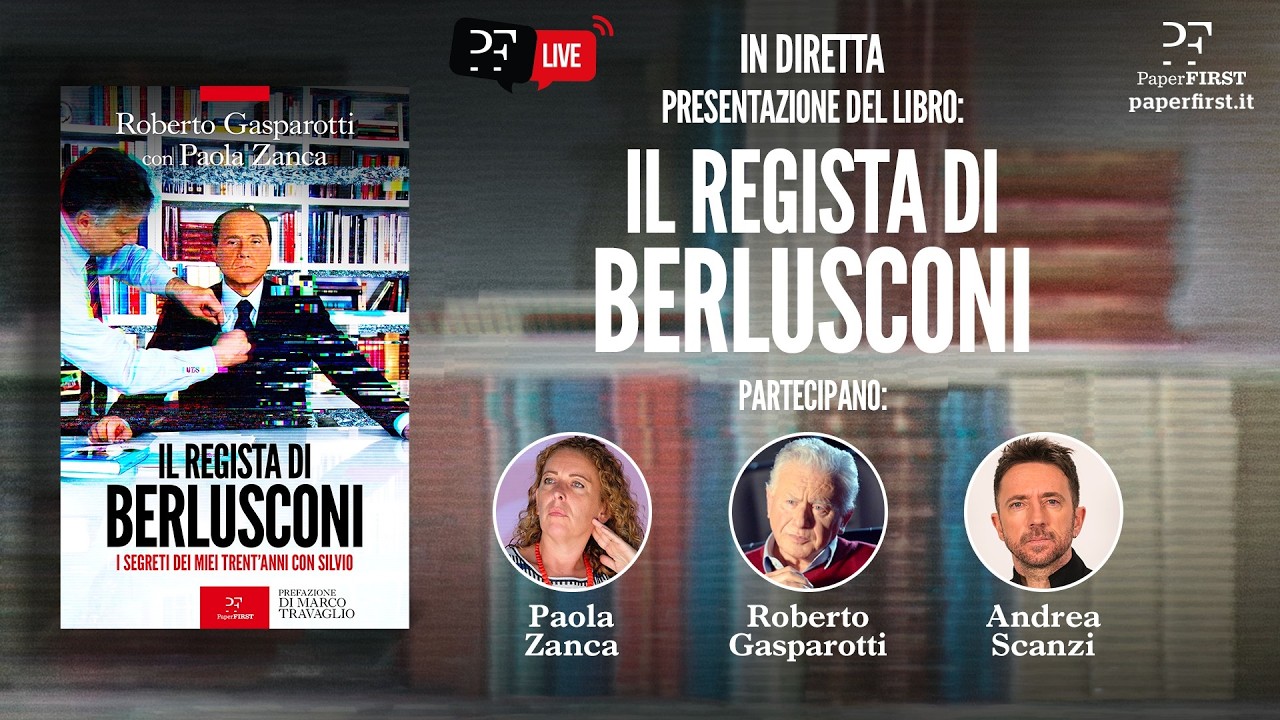“Il regista di Berlusconi”: Paola Zanca e Roberto Gasparotti raccontano il libro con Andrea Scanzi