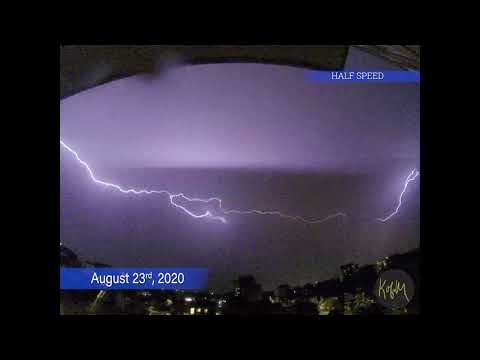 Lightning in Ottawa, August 23rd, 2020