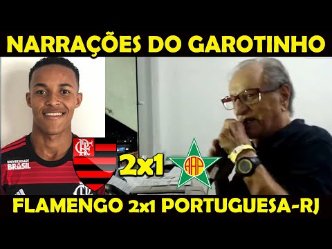 NARRAÇÕES JOSÉ CARLOS ARAÚJO - FLAMENGO 2x1 PORTUGUESA-RJ - CAMPEONATO CARIOCA.