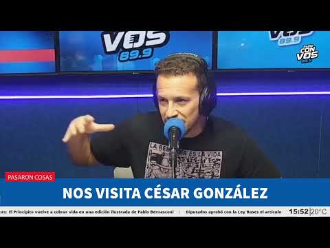 César González en Pasaron Cosas