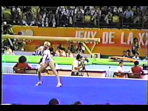11th AA GDR Ulrike Klotz FX   1988 Olympic Games 9 900