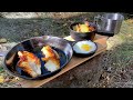 Video Thumbnail for Perch Breakfast! Hash Browns And Eggs Cooking In The Woods
