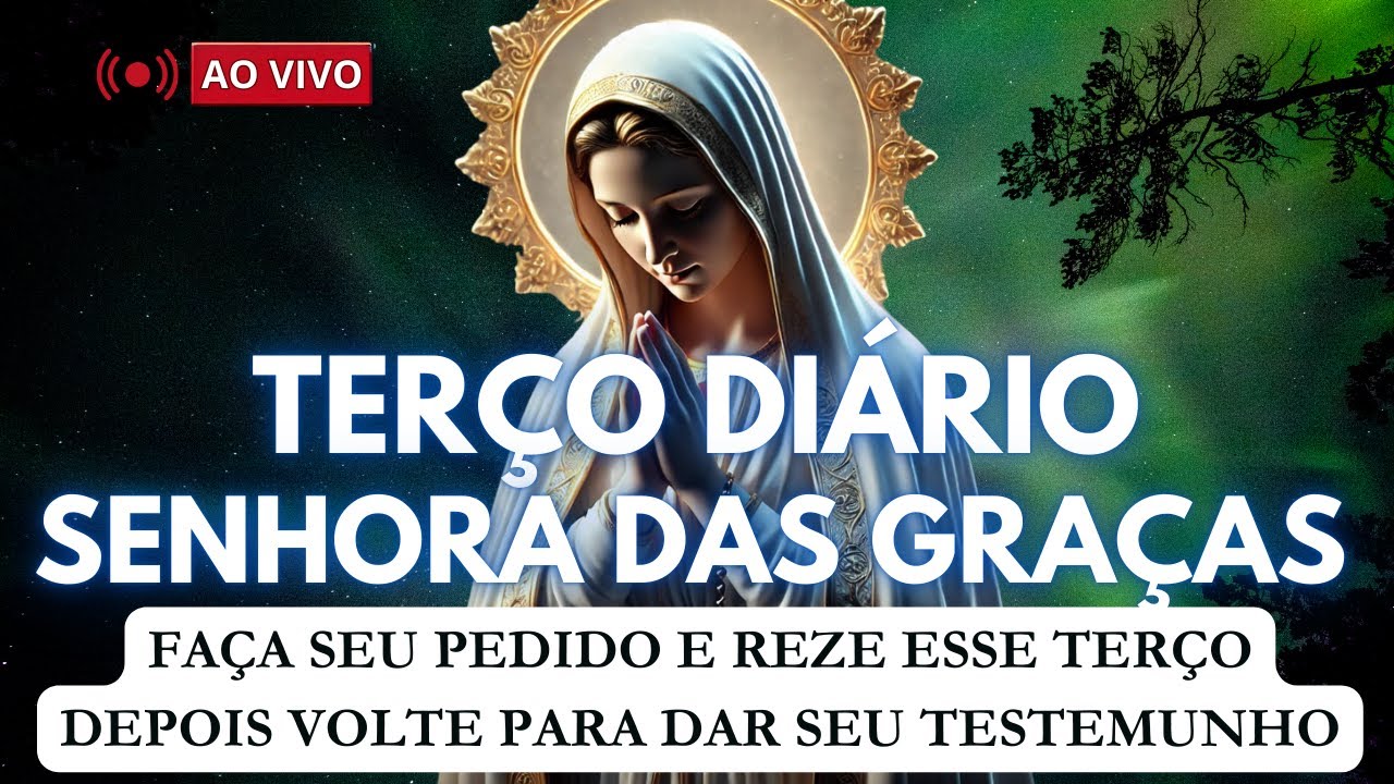 ❤️Terço Diário - UM MILAGRE ESTA POR VIR |  Nossa Senhora das Graças | 02 Outubro❤️