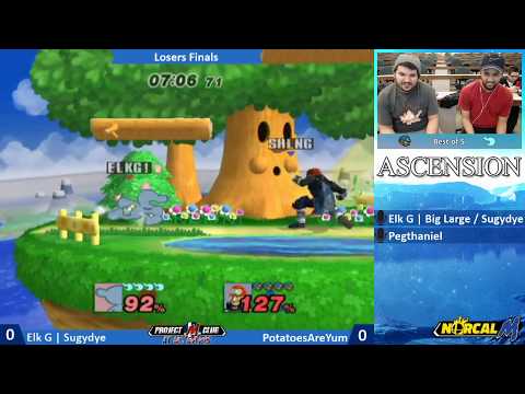 "Ascension 1/13/18" - Elk G | Sugydye (G&W) v. PotatoesAreYum (Ganon) - Losers Finals