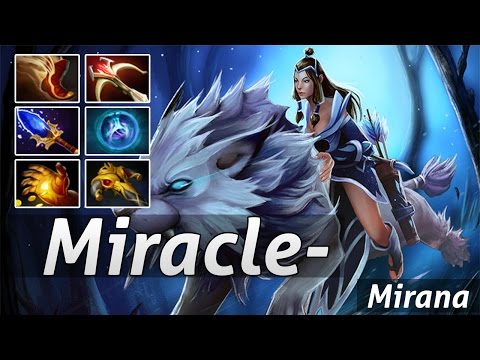 Arrow Less Than 100% Mirana by Miracle 9040 MMR - Dota 2 Epic Moments