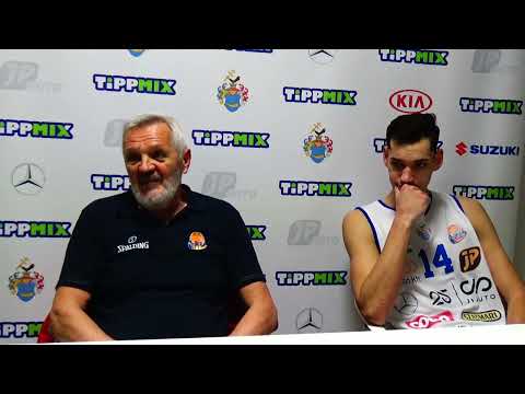 Földi Sándor és Homoki Donát nyilatkozata a Jászberényi KSE - Conoil Pápa KC mérkőzést követően