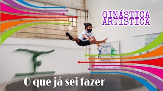 *GINÁSTICA ARTÍSTICA* Tudo o que já sei fazer até agora