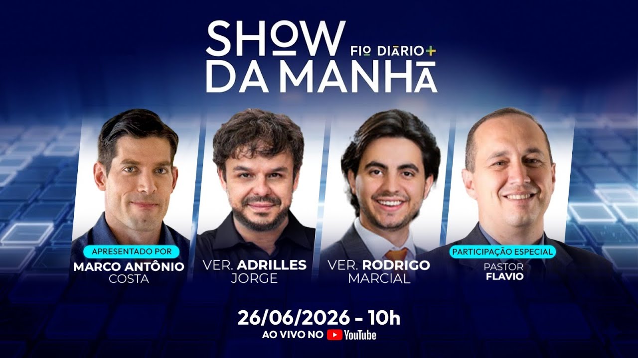SHOW DA MANHÃ - BOMBA: AS LIGAÇÕES DO PT COM O PCC - 26/06/2026