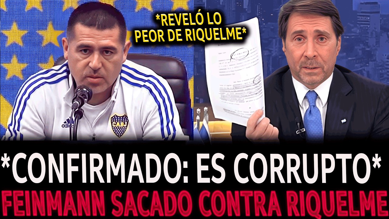 ¡FEINMANN SACADISIMO con RIQUELME REVELÓ lo PEOR en VIVO!