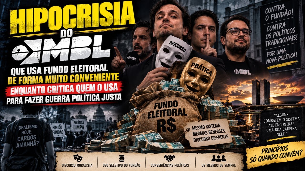 Minha reação à hipocrisia máxima do MBL não podia esperar até o amanhecer
