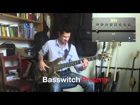 Basswitch IQ DI Sound Samples part 1 - bass preamp EQ A/B switch effect loop pedal multi tool