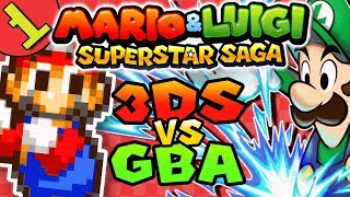 Mario and Luigi Superstar Saga 3DS Remake vs GBA Original Gameplay Part 1 - Spot The Differences!